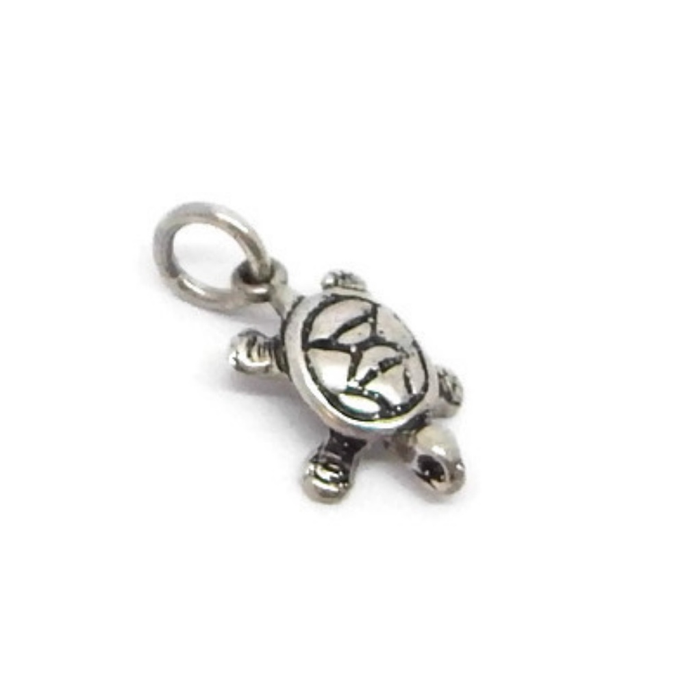 Turtle (Tortuga) Charm .925 Sterling Silver!! - Picture 3 of 5